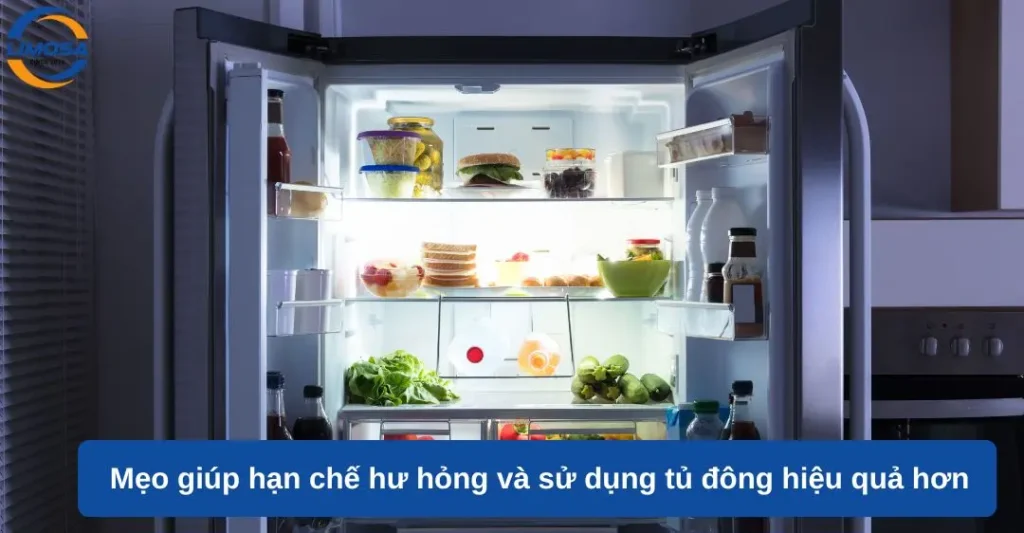 Mẹo giúp hạn chế hư hỏng và sử dụng tủ đông hiệu quả hơn