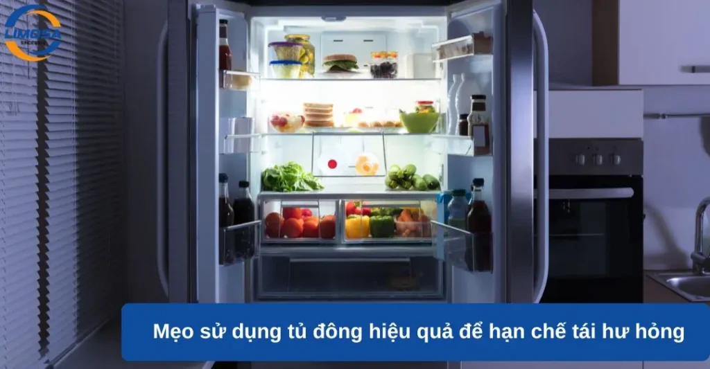 Mẹo sử dụng tủ đông hiệu quả để hạn chế tái hư hỏng