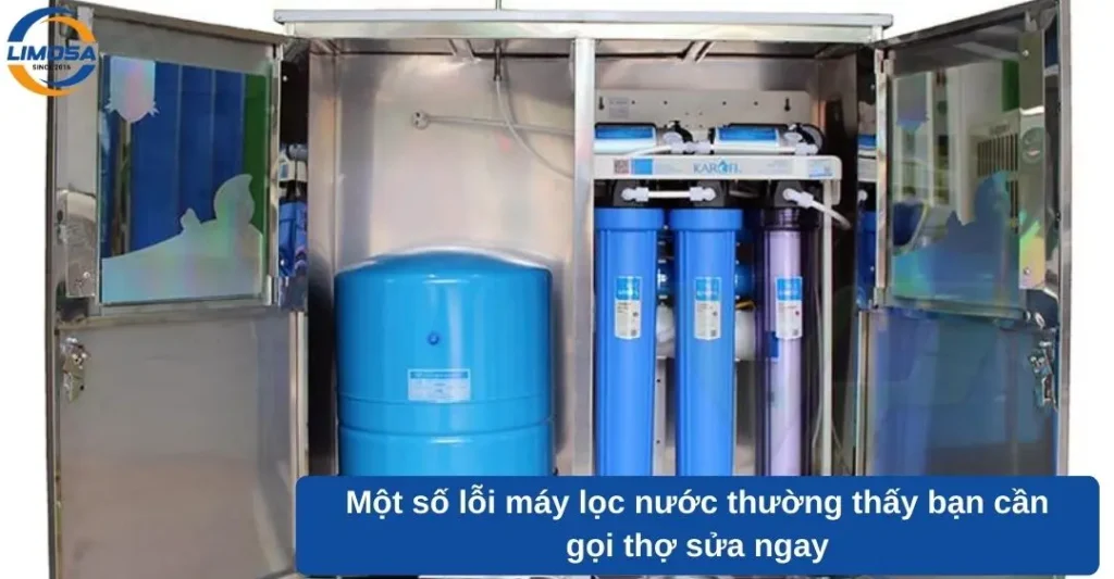 Một số lỗi máy lọc nước thường thấy bạn cần gọi thợ sửa ngay