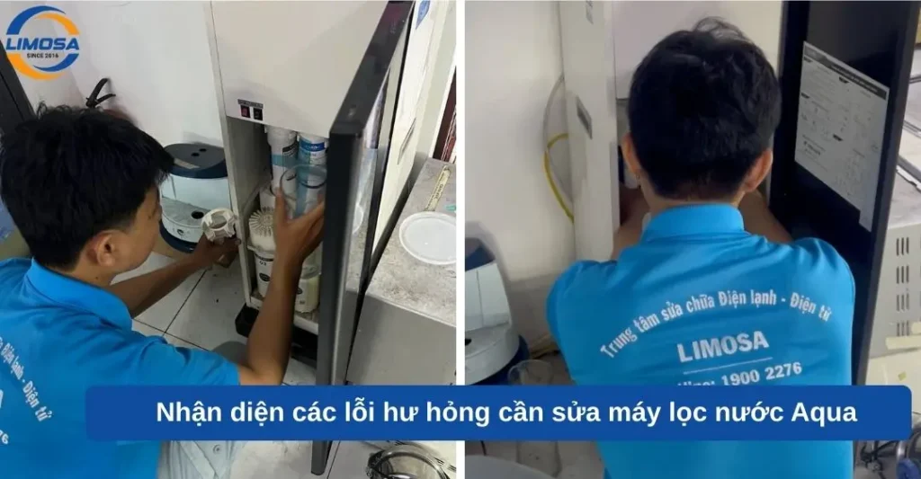 Nhận diện các lỗi hư hỏng cần sửa máy lọc nước Aqua
