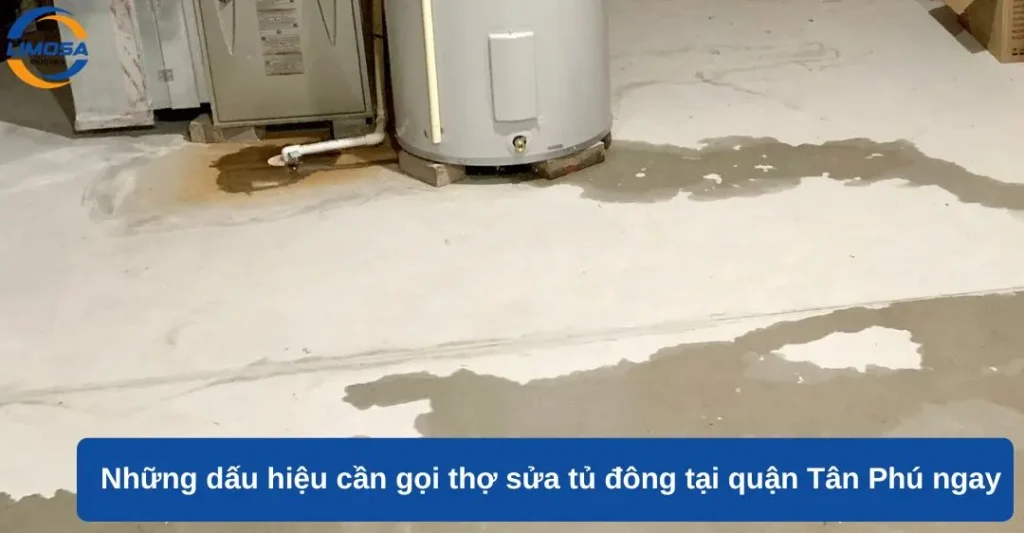 Những dấu hiệu cần gọi thợ sửa tủ đông tại quận Tân Phú ngay