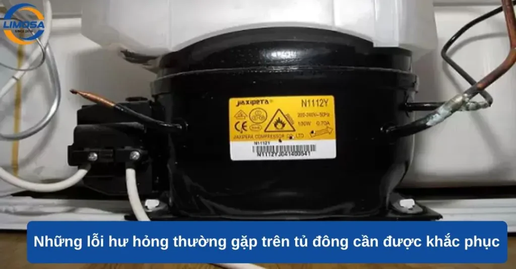 Những lỗi hư hỏng thường gặp trên tủ đông cần được khắc phục