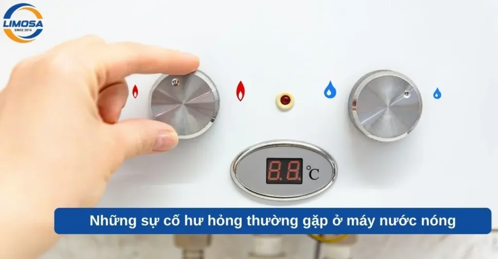 Những sự cố hư hỏng thường gặp ở máy nước nóng