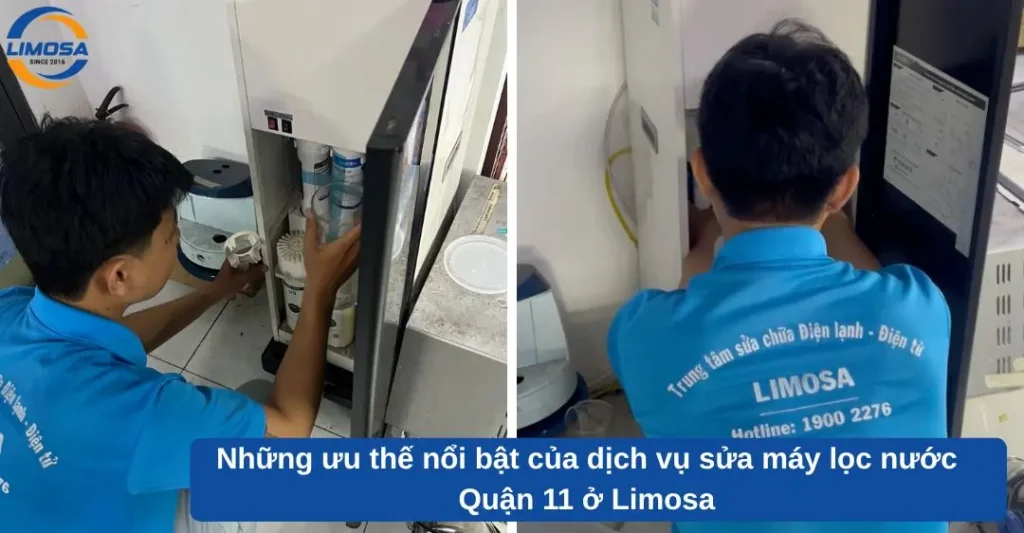 Những ưu thế nổi bật của dịch vụ sửa máy lọc nước Quận 11 ở Limosa