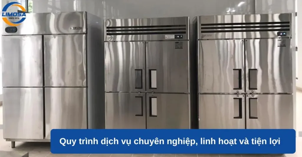 Quy trình dịch vụ chuyên nghiệp, linh hoạt và tiện lợi