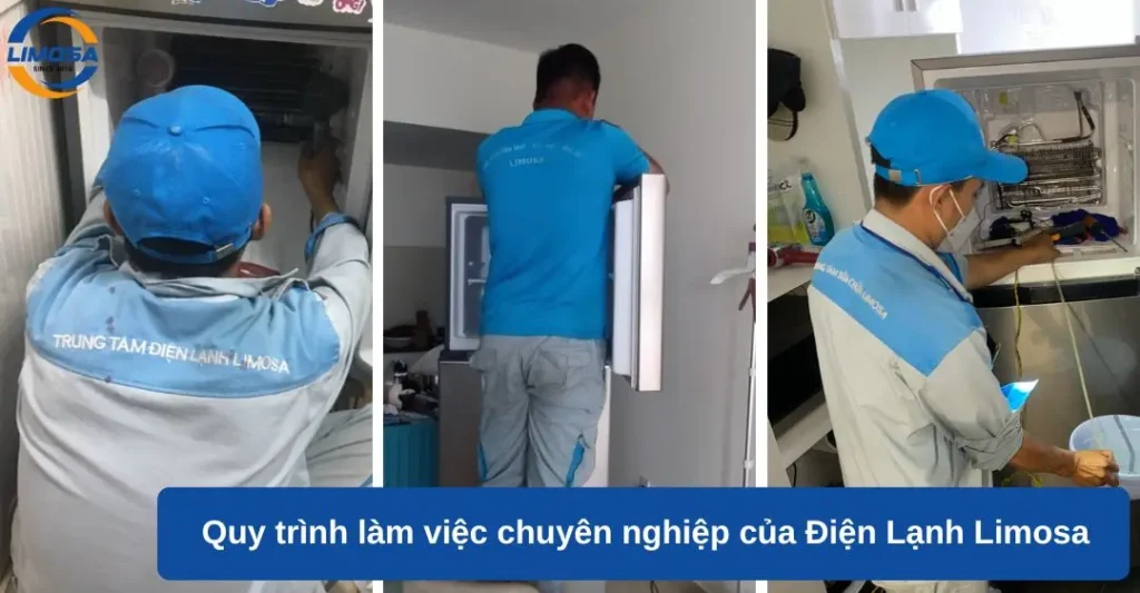 Quy trình làm việc chuyên nghiệp của Điện lạnh Limosa