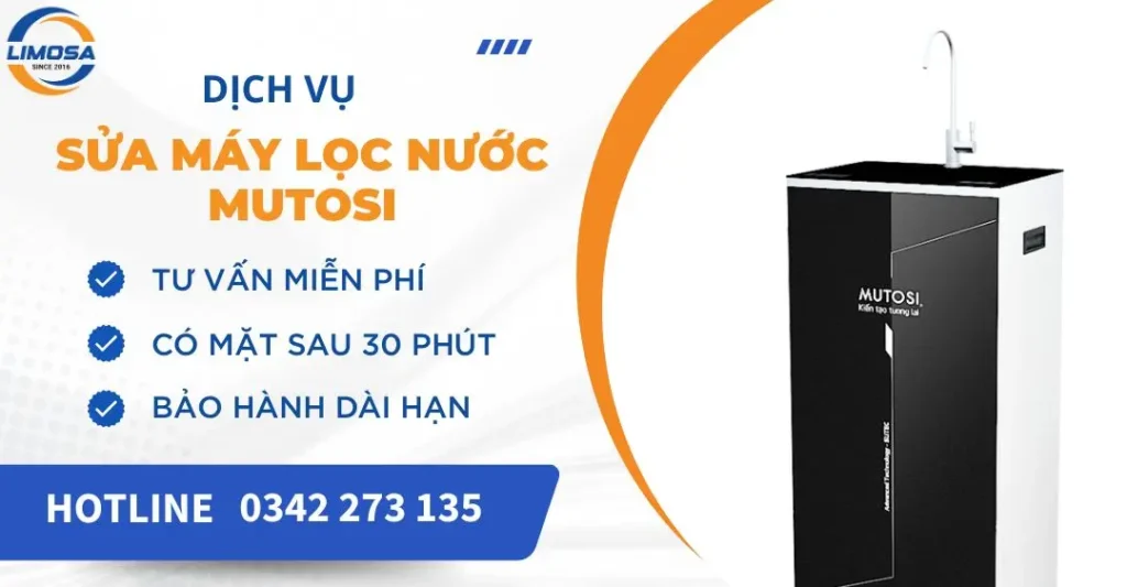 Dịch vụ sửa máy lọc nước Mutosi