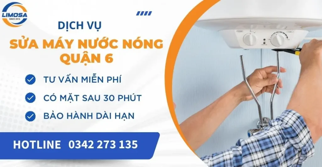 Dịch vụ sửa máy nước nóng quận 6