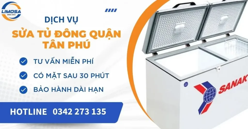 Sửa tủ đông Quận Tân Phú