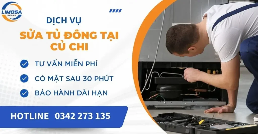 Sửa tủ đông tại Củ Chi