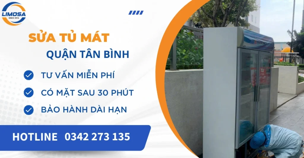 Sửa tủ mát quận Tân Bình