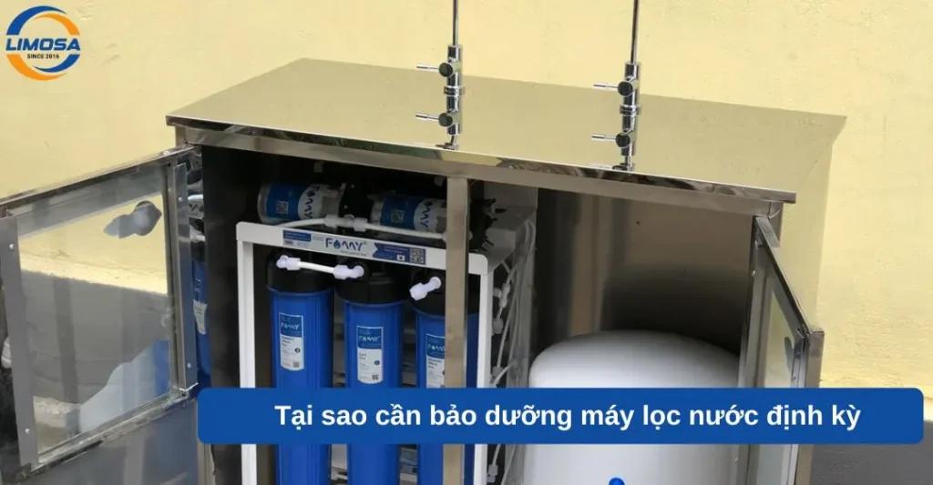 Tại sao cần bảo dưỡng máy lọc nước định kỳ