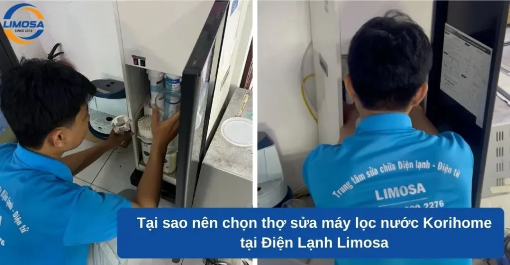 Tại sao nên chọn thợ sửa máy lọc nước Korihome tại Điện Lạnh Limosa