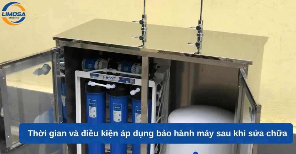 Thời gian và điều kiện áp dụng bảo hành máy sau khi sửa chữa