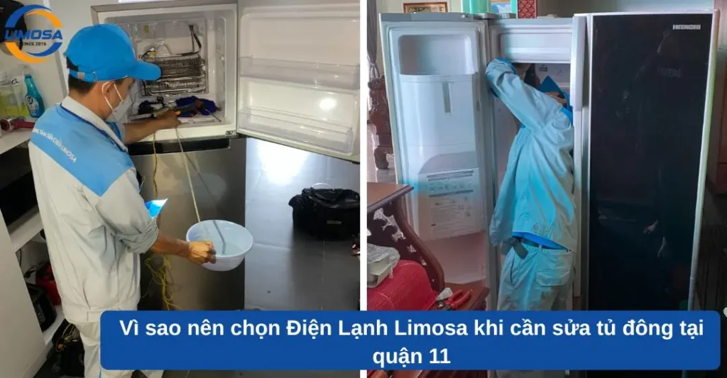 Vì sao nên chọn Điện lạnh Limosa khi cần sửa tủ đông tại Quận 11