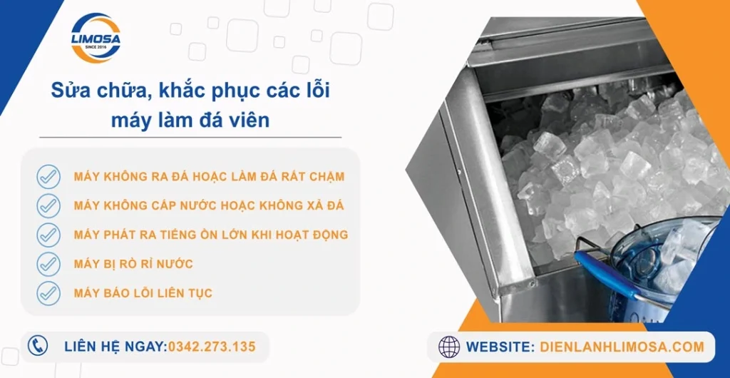 Limosa chuyên sửa các lỗi máy làm đá viên quận 1