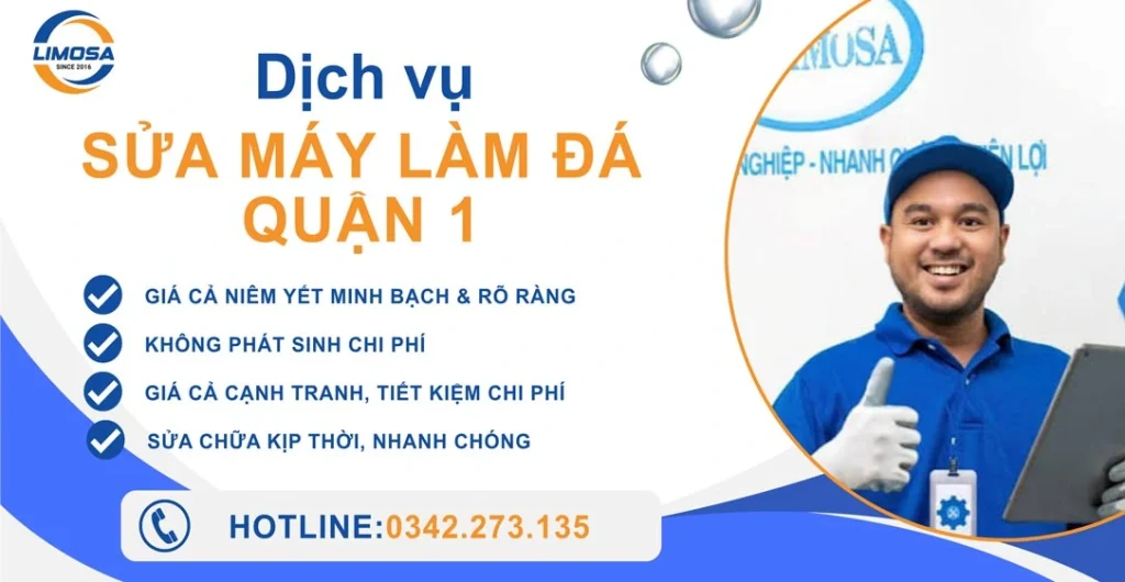 Limosa chuyên sửa máy làm đá viên quận 1