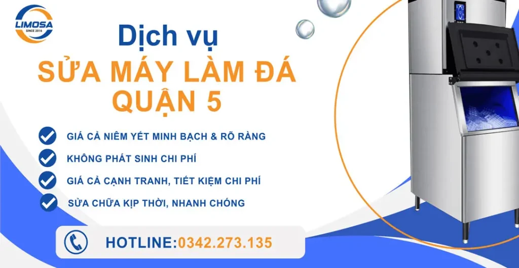 Điện lạnh chuyên sửa máy làm đá viên quận 5