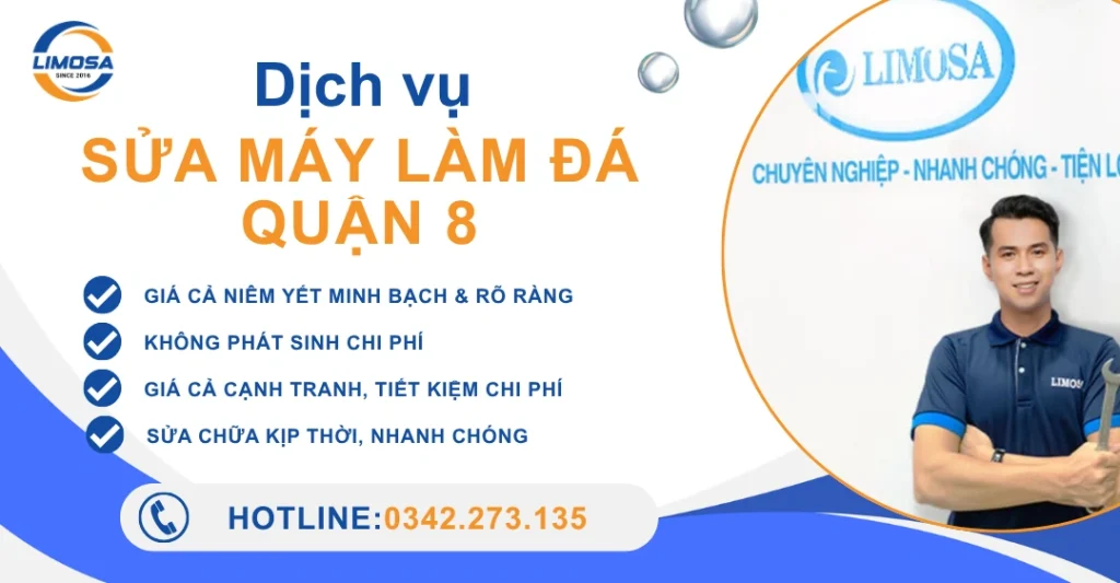 Dịch vụ sửa máy làm đá viên quận 8