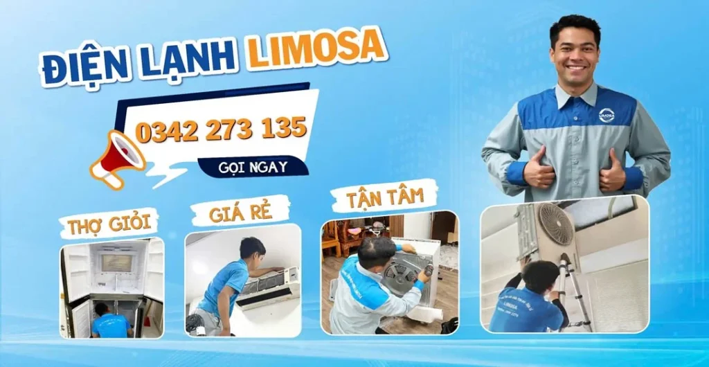 Điện lạnh Limosa đơn vị sửa máy làm đá viên quận 2 uy tín, chuyên nghiệp