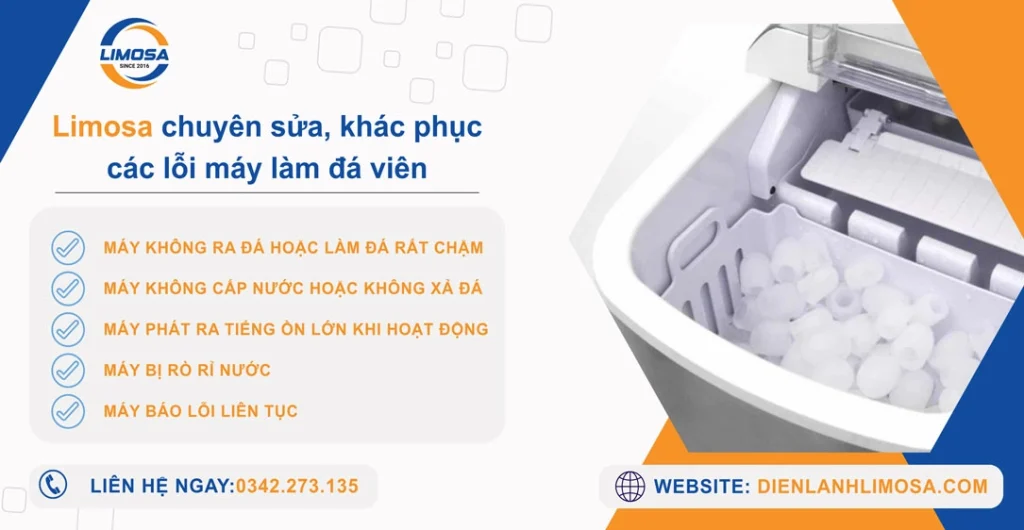 Điện máy Limosa chuyên sửa chữa các lỗi máy làm đá viên